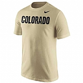 Colorado Buffaloes Nike Wordmark WEM T-Shirt - Gold,baseball caps,new era cap wholesale,wholesale hats